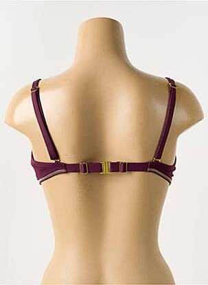 Sutien de costum de baie elasticitate sutien cupe întregi cu decolteu înalt violet BLUELOBSTER femeie