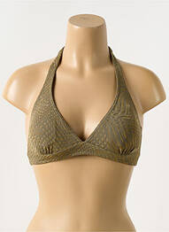 Sutien de costum de baie elasticitate top triunghiuri verde BLUELOBSTER femme