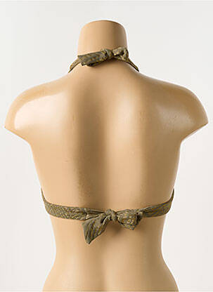 Sutien de costum de baie elasticitate top triunghiuri verde BLUELOBSTER femeie