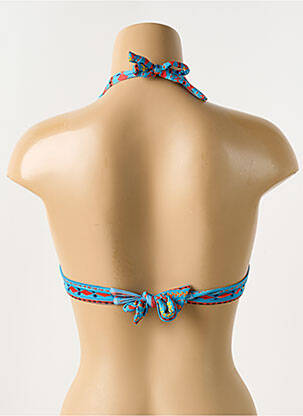 Sutien de costum de baie elasticitate top triunghiuri albastru BLUELOBSTER femeie