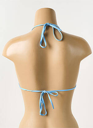 Sutien de costum de baie elasticitate top triunghiuri albastru BLUELOBSTER femeie