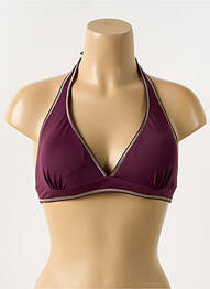 Sutien de costum de baie elasticitate top triunghiuri violet BLUELOBSTER femme