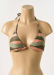 Sutien de costum de baie elasticitate top triunghiuri verde BLUELOBSTER femeie