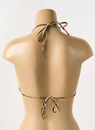 Sutien de costum de baie elasticitate top triunghiuri verde BLUELOBSTER femeie