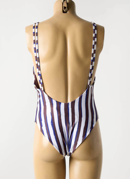 Costum de baie dintr-o singură piesă alb LUNA femeie