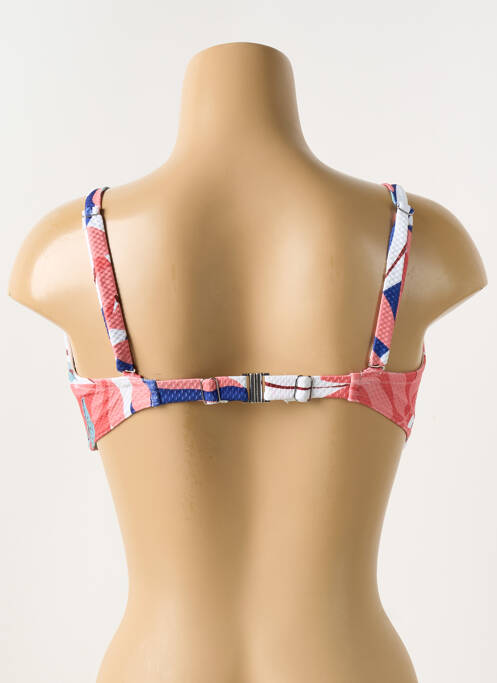 Sutien de costum de baie elasticitate sutien cupe întregi cu decolteu înalt portocaliu BLUELOBSTER femme