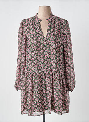 Rochie scurtă mâneci lungi mâneci lungi verde MOLLY BRACKEN femeie