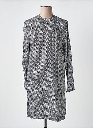 Rochie midi țesătură crep mâneci lungi negru SUPERDRY femeie