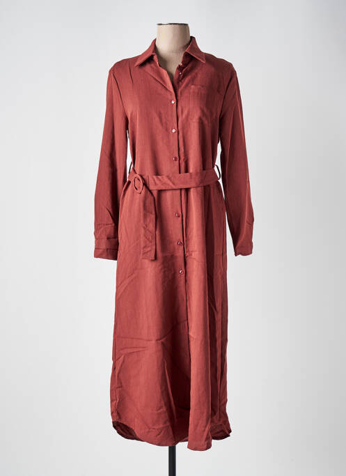 Rochie midi portocaliu CERISE BLUE femeie