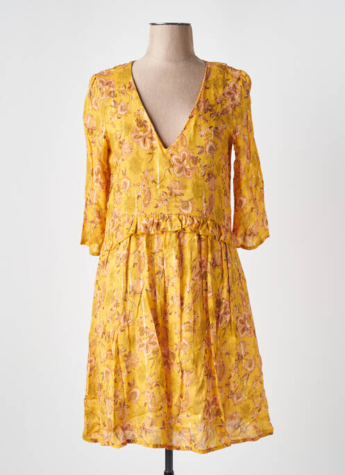 Rochie midi galben KANOPE femeie