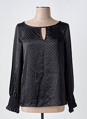 Bluză guler rotund mâneci lungi negru VERO MODA femeie
