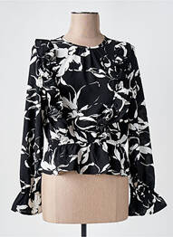 Bluză imprimeu floral mâneci lungi negru VERO MODA femme
