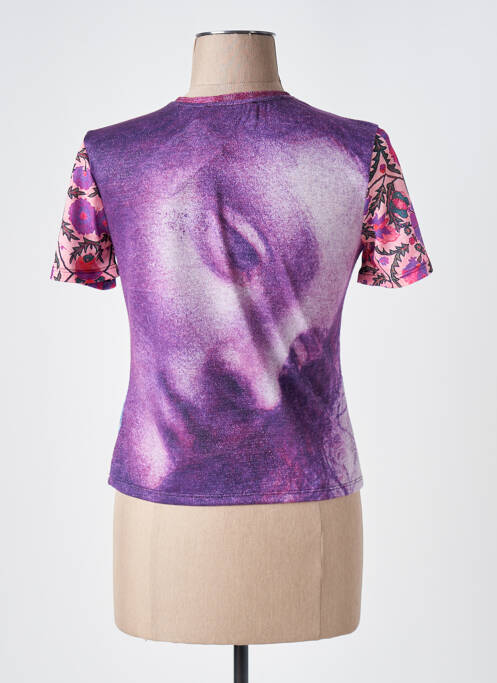 Tricou violet DESIGUAL femeie