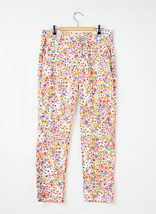 Pantalon slim țesătură poplin mărime normală portocalie BANANA MOON femeie