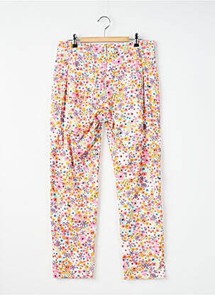 Pantalon slim țesătură poplin mărime normală portocalie BANANA MOON femeie
