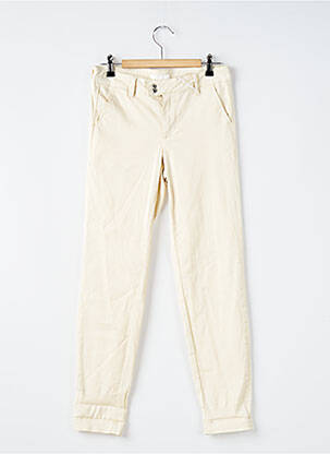 Pantalon chino talie joasă talie joasă bej LES P'TITES BOMBES femeie