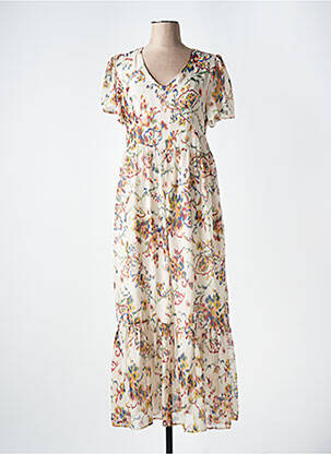 Rochie lungă bej 7 SEASONS femeie