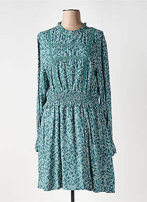 Rochie midi imprimeu fantezie mâneci lungi verde SALSA femeie