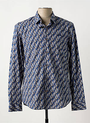 Cămașă cu mâneci lungi albastru DELAHAYE bărbat