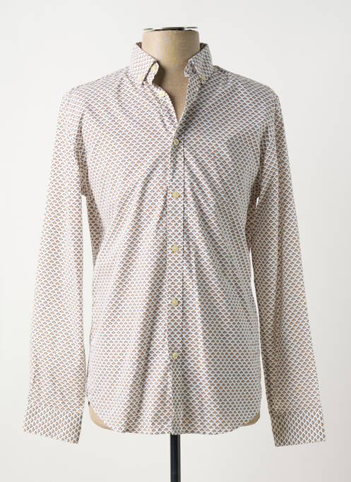 Cămașă cu mâneci lungi bej SELECTED bărbat