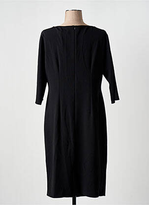 Rochie midi mâneci 3/4 mâneci 3/4 negru RINASCIMENTO femeie