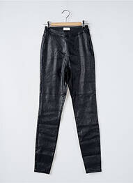 Pantalon slim țesătură acoperită mărime normală negru S.OLIVER femme