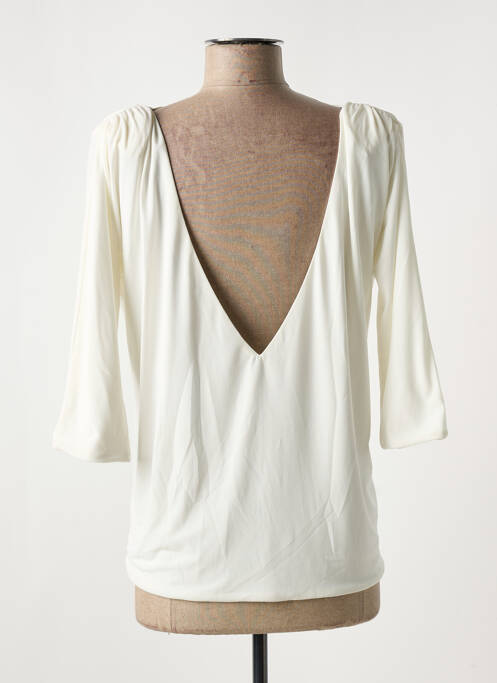 Top alb BRUNA femeie