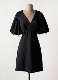 Rochie scurtă închidere cu fermoar la spate mâneci scurte negru RINASCIMENTO femeie
