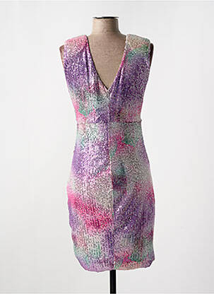 Rochie scurtă fără mâneci fără mâneci violet RINASCIMENTO femeie