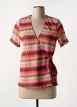 Cardigan petrecut roz GEISHA femeie