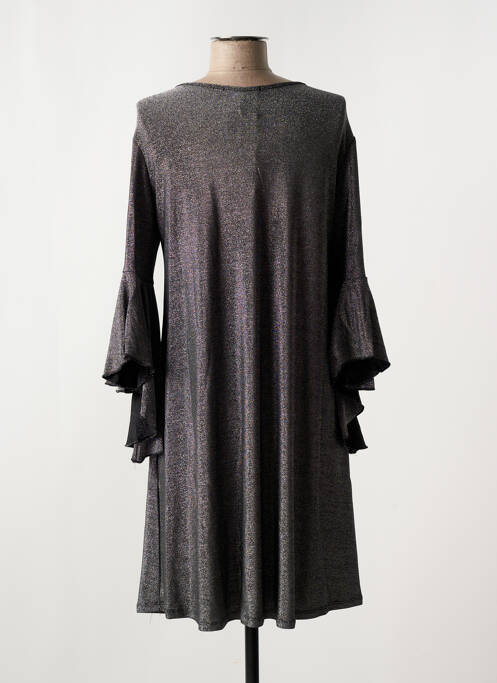 Rochie scurtă argintiu JULIE D'ORLEAC femeie