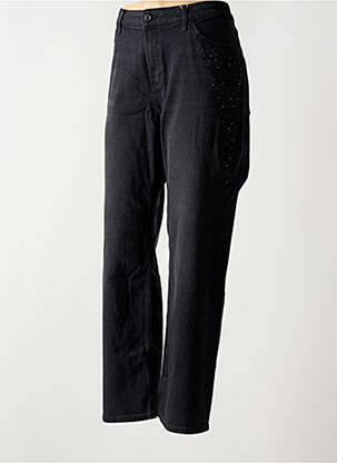 Blugi cu croială dreaptă negru S.OLIVER femeie