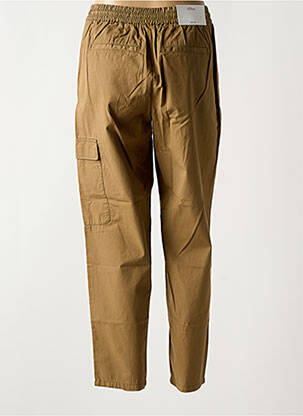 Pantalon 7/8 talie elastică mărime normală maro S.OLIVER femeie