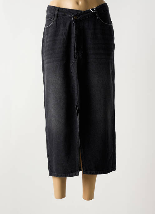 Fustă lungă negru KANOPE femeie