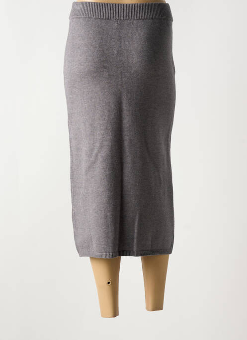 Fustă lungă gri GEISHA femeie