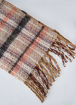 Eșarfă tricot tricot pufos roz B.YOUNG femeie