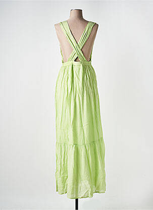 Rochie lungă fără mâneci fără mâneci verde SCOTCH & SODA femeie