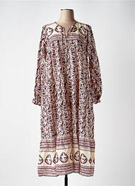 Rochie lungă mâneci lungi mâneci lungi roz SCOTCH & SODA femeie