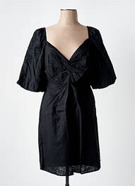 Rochie scurtă închidere cu fermoar la spate mâneci scurte negru SCOTCH & SODA femeie