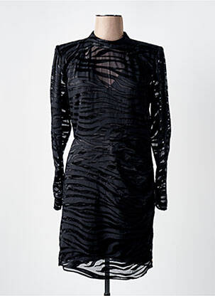 Rochie midi mâneci lungi mâneci lungi negru SCOTCH & SODA femeie