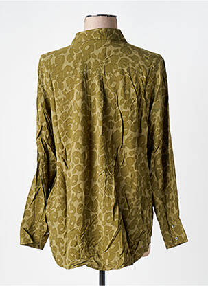 Cămașă croială cambrată mâneci lungi verde SCOTCH & SODA femeie