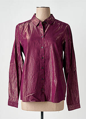 Cămașă croială fluidă mâneci lungi violet SCOTCH & SODA femeie