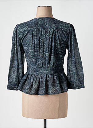 Cămașă croială cambrată mâneci 3/4 verde SCOTCH & SODA femeie