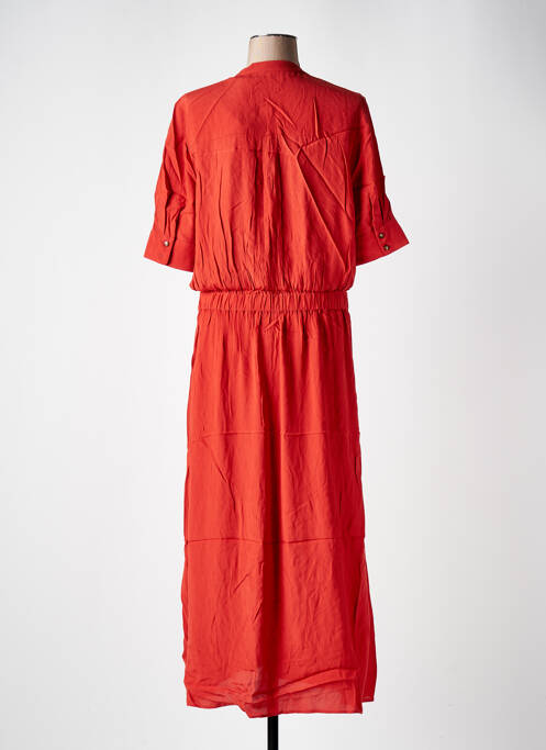 Rochie lungă portocaliu SCOTCH & SODA femeie