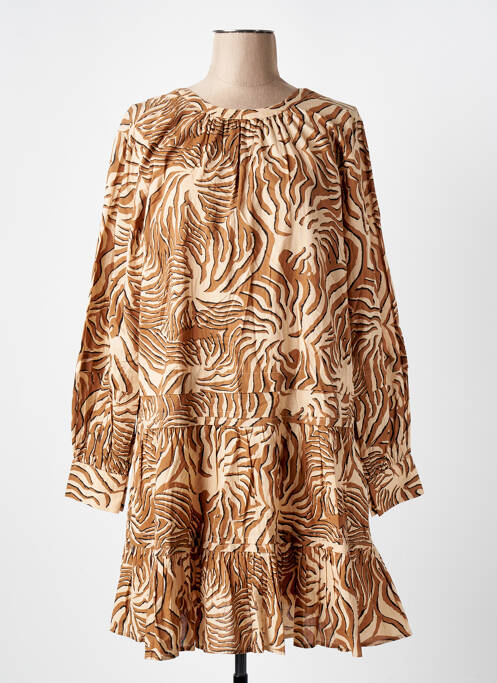 Rochie midi maro SCOTCH & SODA femeie