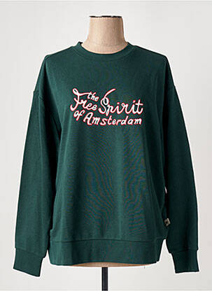Hanorac elasticitate mâneci lungi verde SCOTCH & SODA femeie
