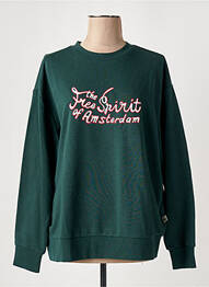 Hanorac elasticitate mâneci lungi verde SCOTCH & SODA femme