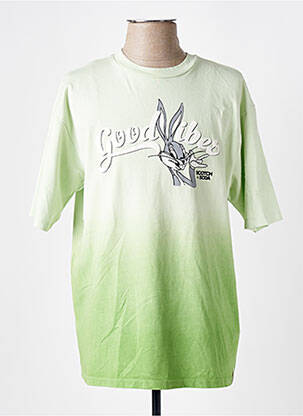 Tricou elasticitate mâneci scurte verde SCOTCH & SODA bărbat