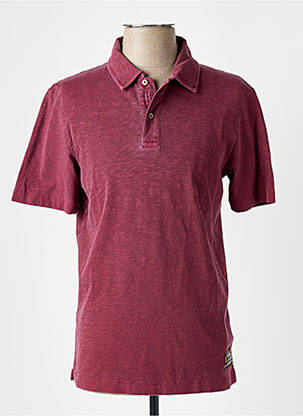 Polo țesătură jersey mâneci scurte violet SCOTCH & SODA bărbat