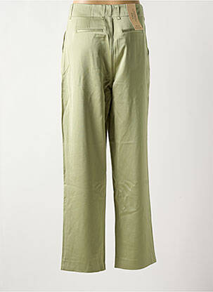 Pantalon larg talie cu cleme talie înaltă verde SCOTCH & SODA femeie